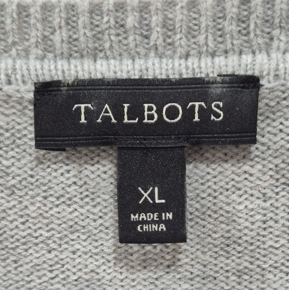 Talbots Fair Isle Ruffle Sweater – Lambswool Blend Size XL EUC - Picture 6 of 7
